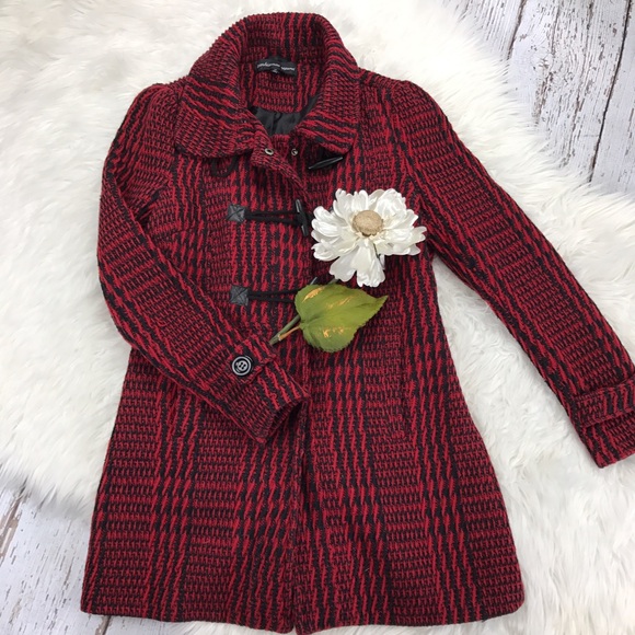 Ambiance Jackets & Blazers - 💕SALE💕 Ambiance Apparel Red Black Jacket